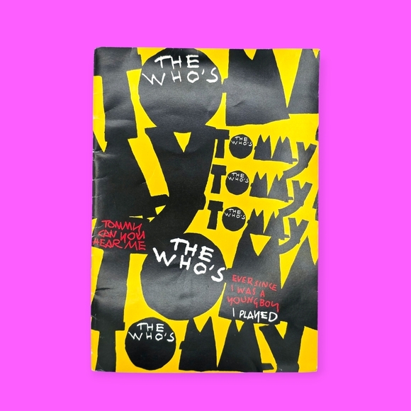 Vintage 1995 The Who's Tommy Broadway Musical Revival Souvenir Program - Picture 1 of 10